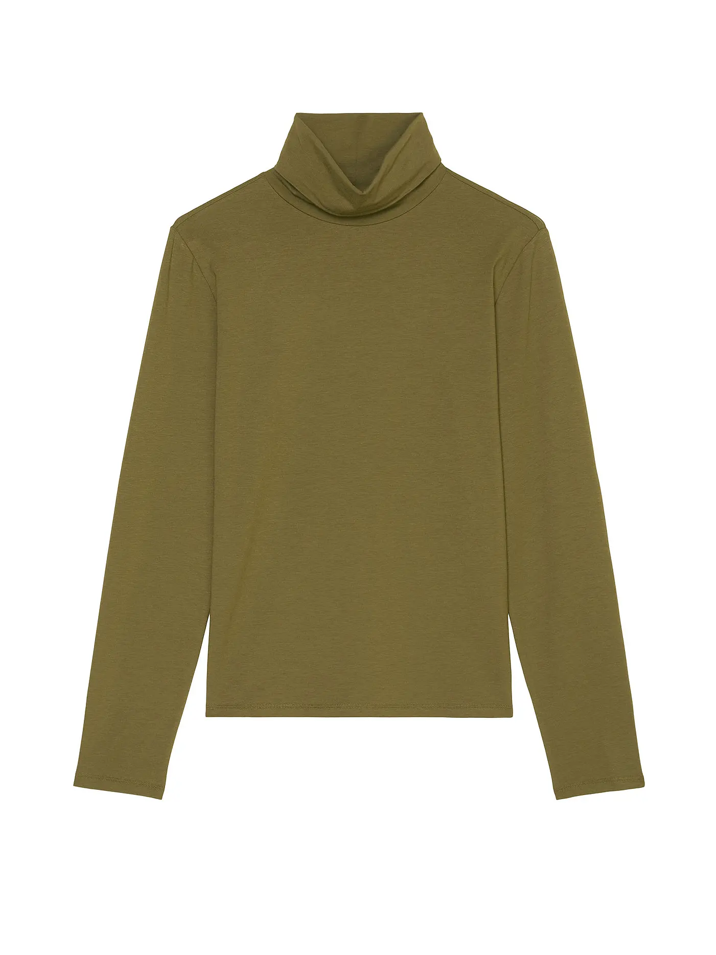 MARC O'POLO | Rollkragenshirt | dunkelgrün